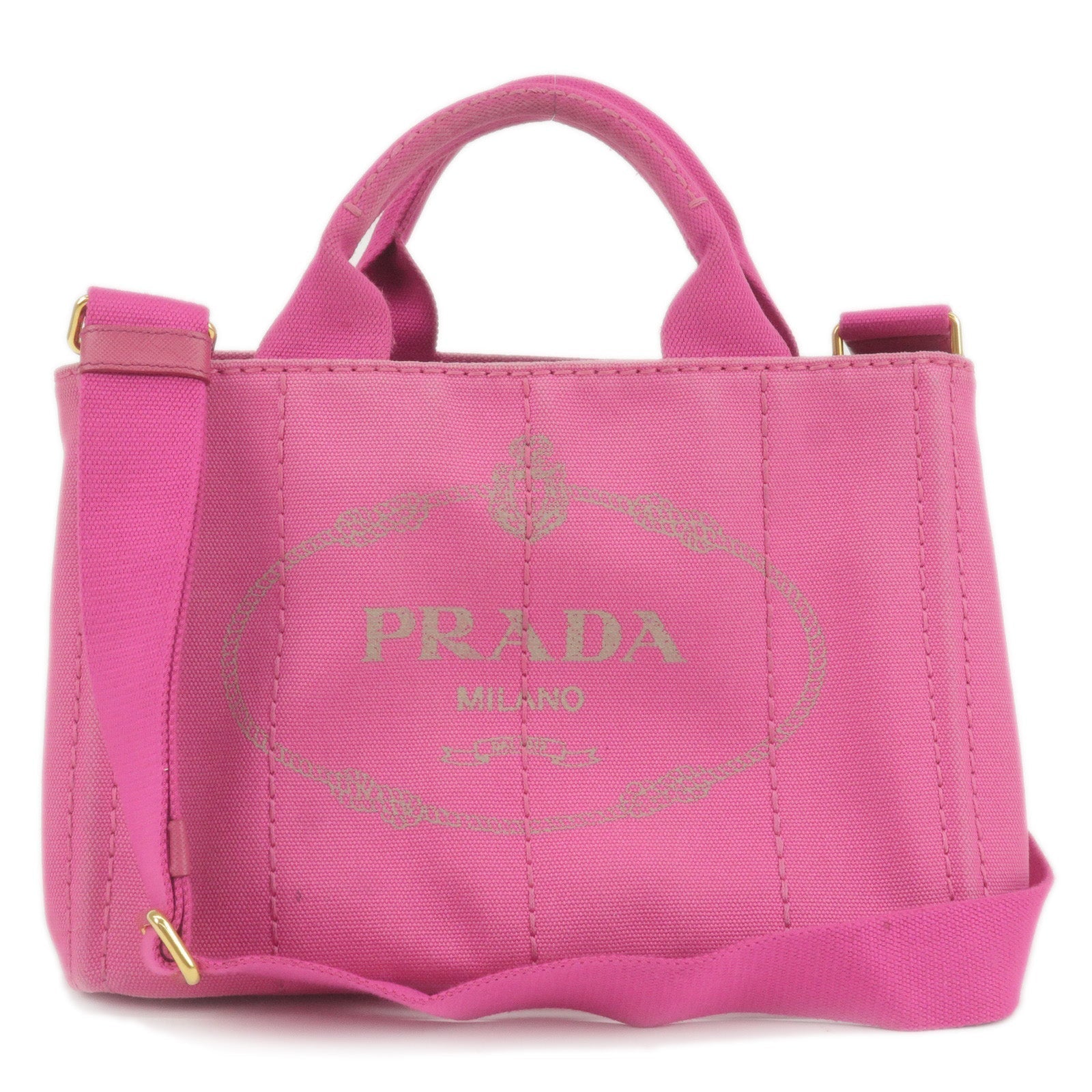 Prada Prada Canapa Mini Canvas 2Way Bag Shoulder Bag B2439G 35689 3