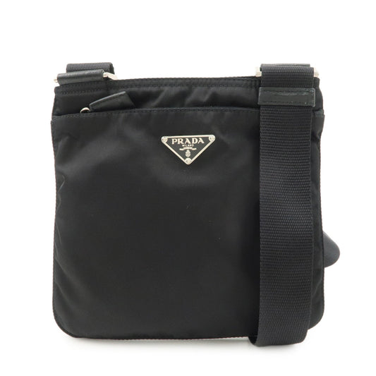 Prada Crossbody Bag Triangle Shoulder Bag d 2 Leather Nylon Black