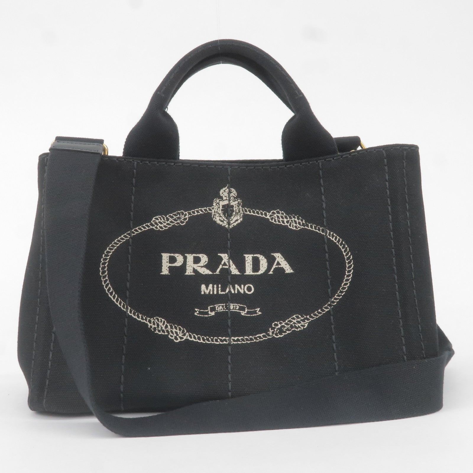 Prada Prada Canapa Mini Canvas 2Way Bag Shoulder Bag