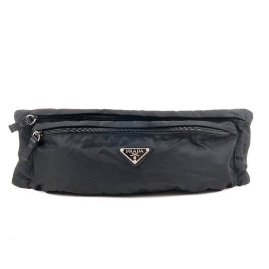Prada Prada Logo Nylon Leather Waist Bag Fanny Pack Travel Bag