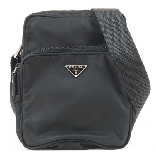 Prada Prada Logo Nylon Leather Shoulder Bag Nero Black Bt0169 36179 5