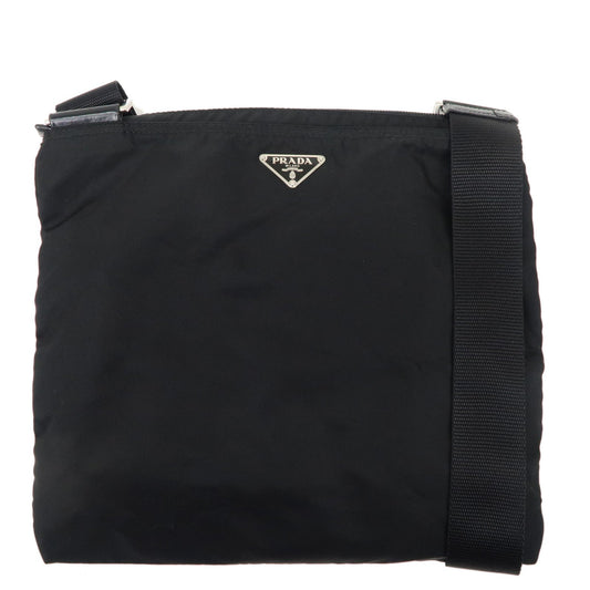 Prada Prada Logo Nylon Leather Shoulder Bag Nero Black Bt0175 36827 8