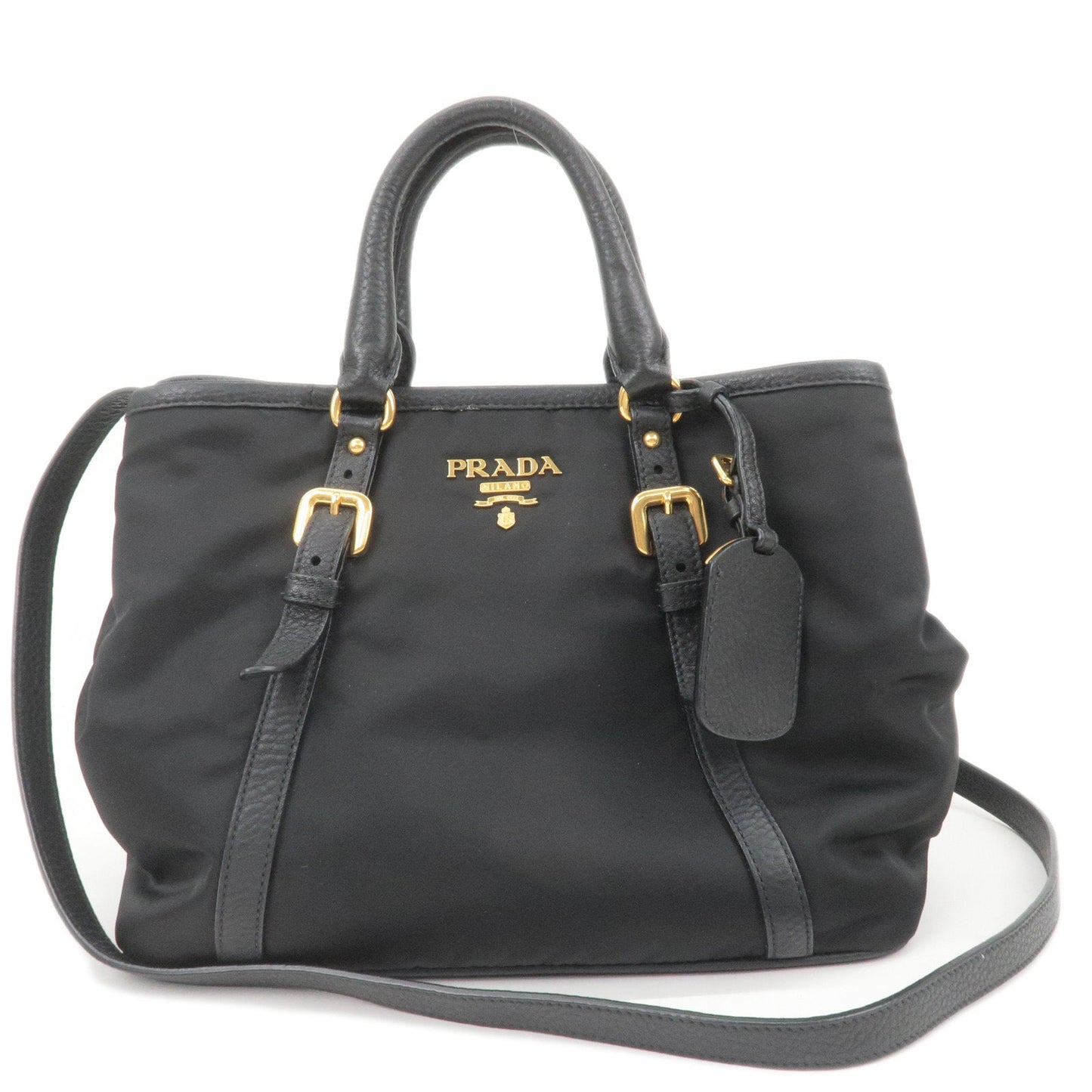 Prada Prada Nylon Leather 2Way Bag Tote Bag Hand