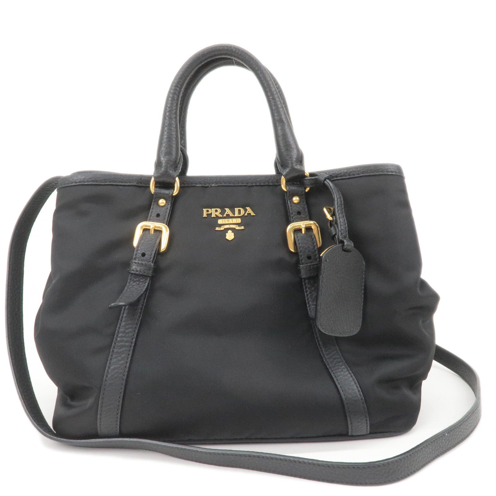 Prada Prada Nylon Leather 2Way Bag Tote Bag Hand