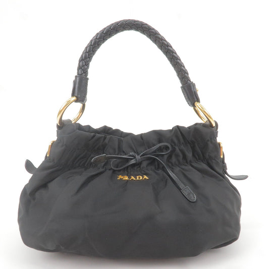 Prada Prada Logo Nylon Leather Shoulder Bag Hand Bag Br4237 36480 5