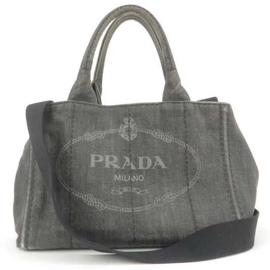 Prada Prada Logo Mini Canapa 2Way Bag Hand Bag Travel Bag