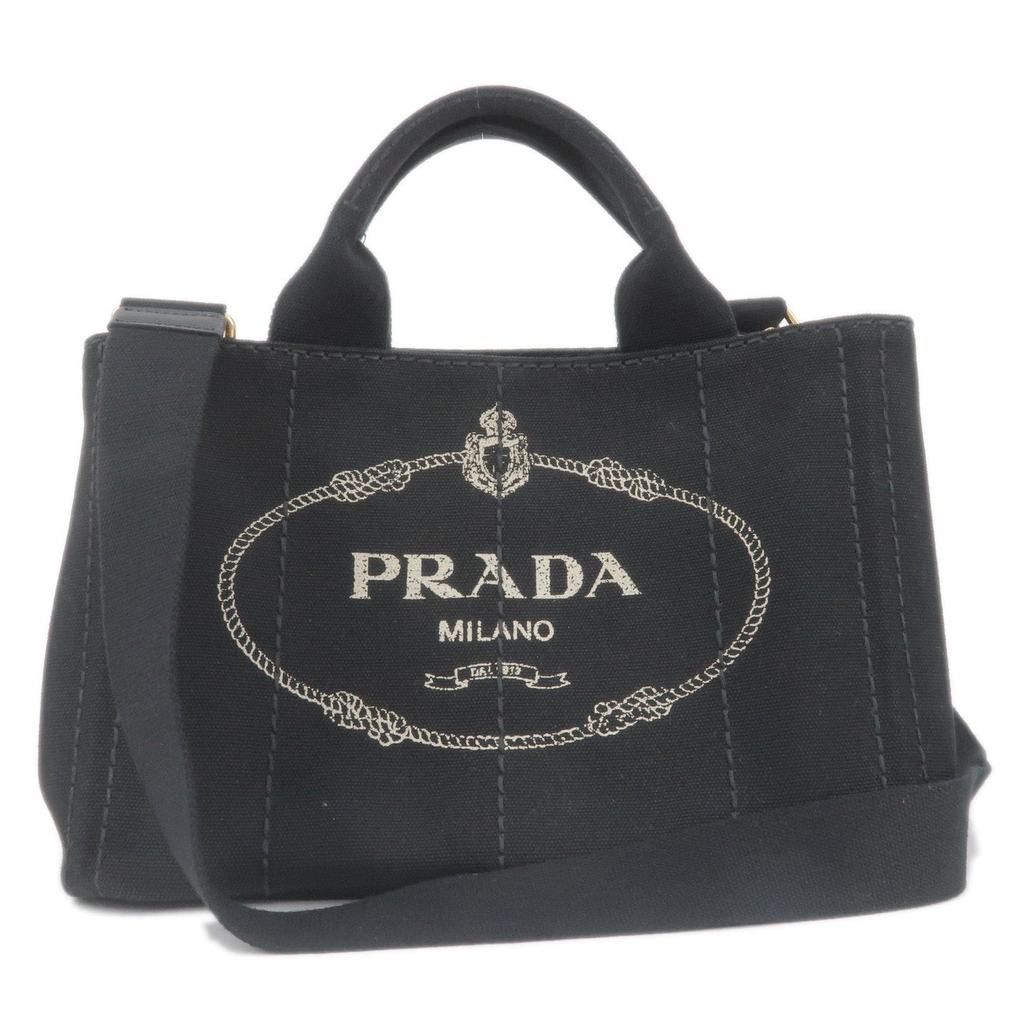 Prada Prada Canapa Mini Canvas 2Way Bag Shoulder Bag