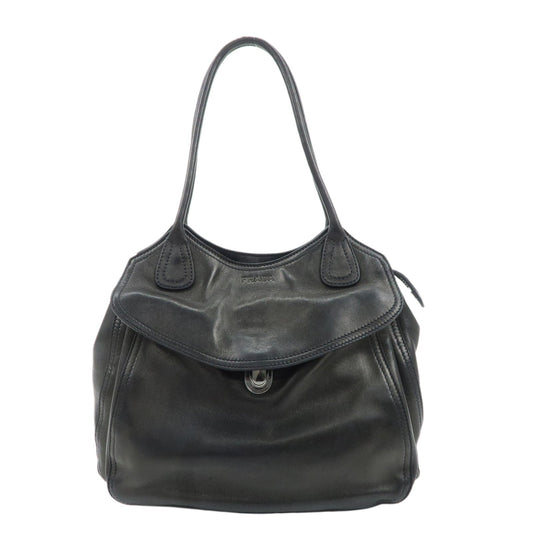 Prada Tote Bag d Leather Black