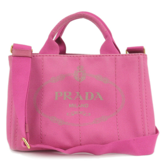 Prada Prada Canapa Mini Canvas 2Way Bag Shoulder Bag B2439G 35689 3