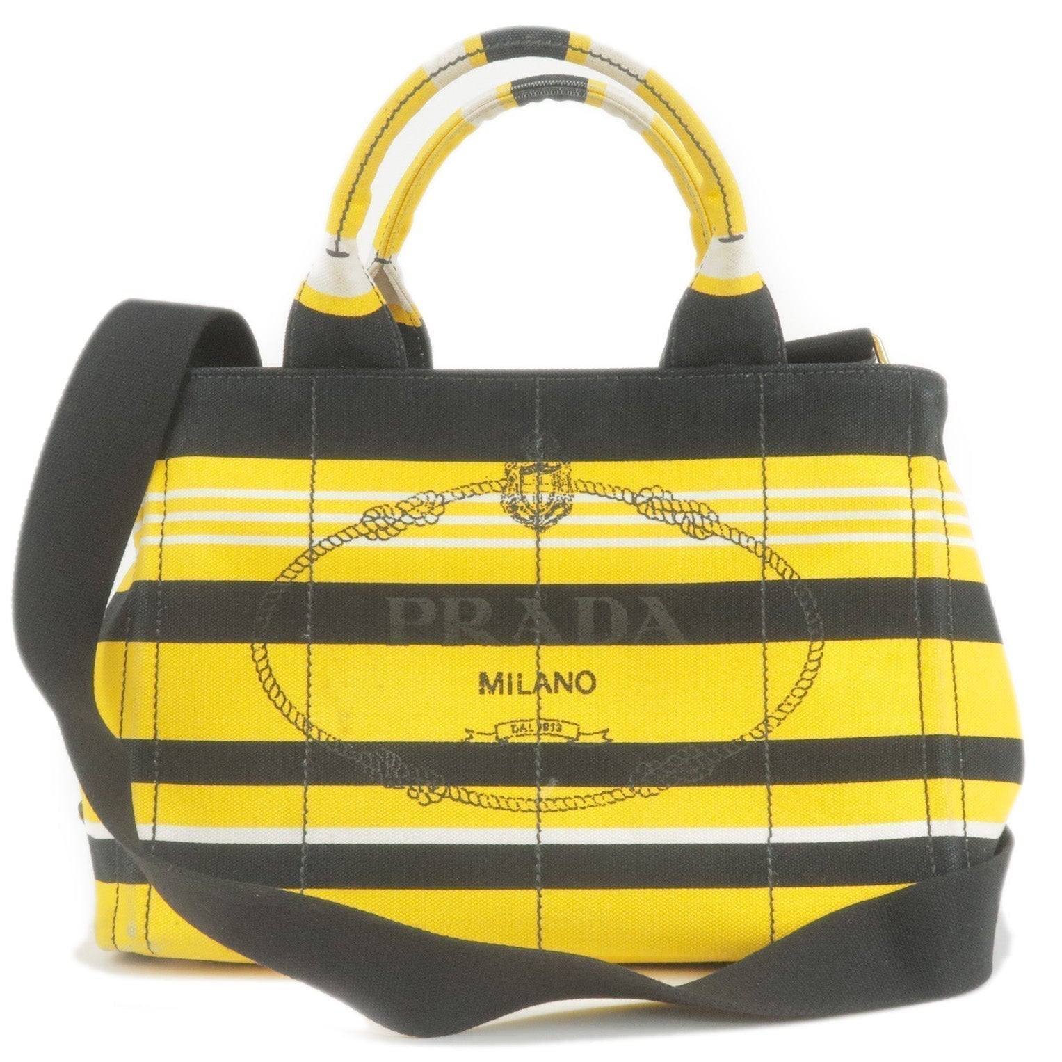 Prada Prada Canapa Mini Canvas 2Way Bag Shoulder Bag B2439B 35888 18