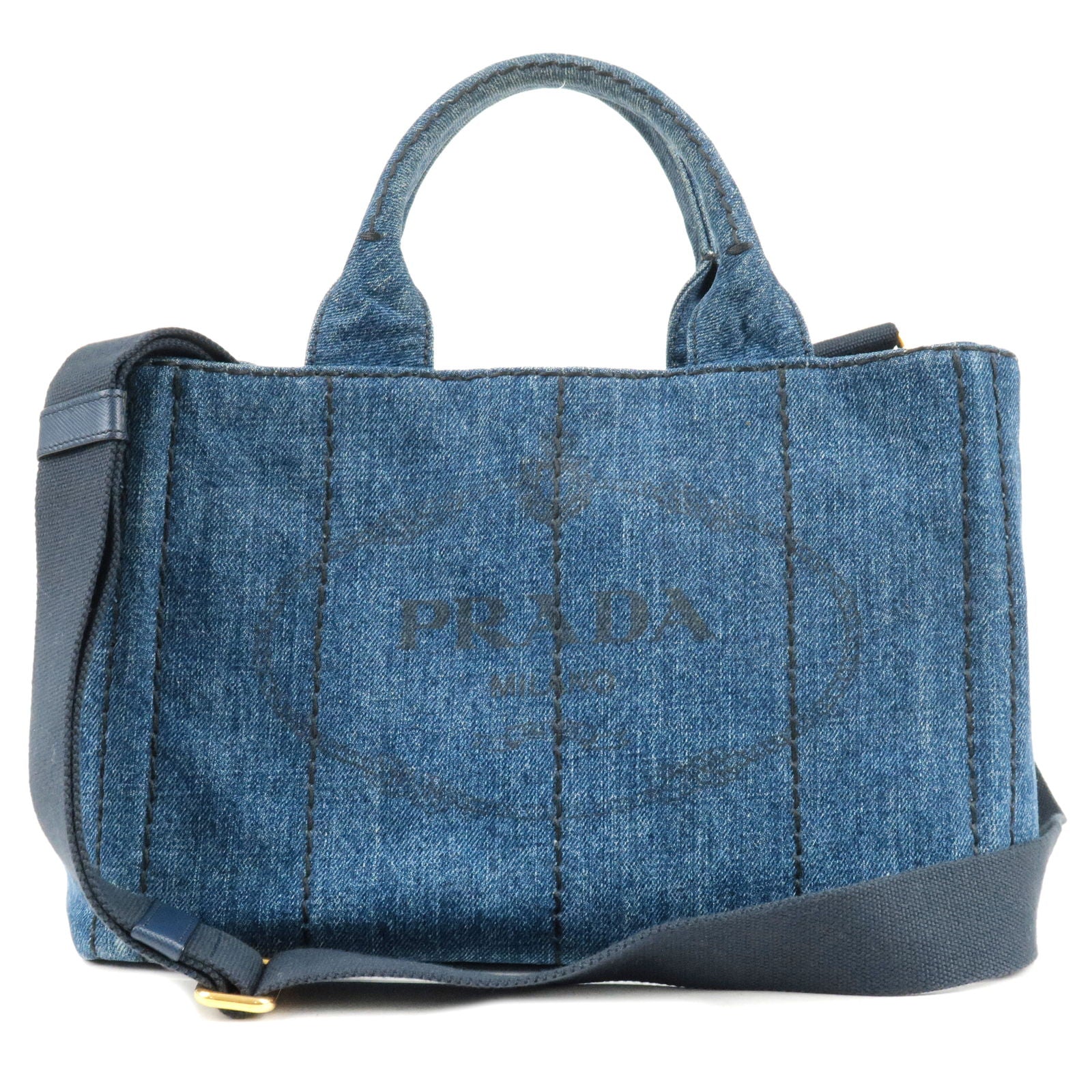 Prada Prada Logo Canapa Mini Shoulder Bag Hand Bag