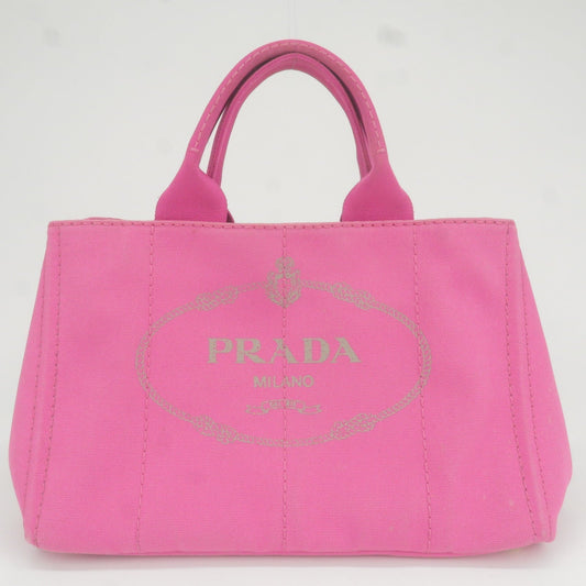 Prada Prada Logo Canapa Canvas Tote Bag Hand Bag