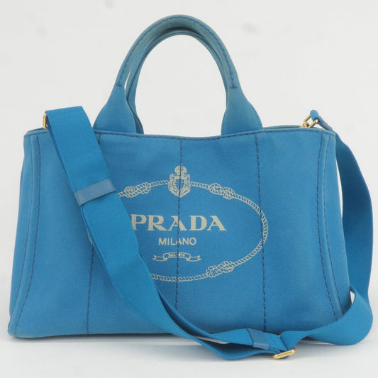 Prada Prada Canapa Canvas 2Way Hand Bag Tote Bag