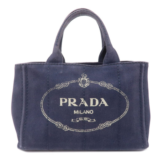 Prada Prada Canapa Mini Canvas 2Way Tote Bag Hand 1Bg439 36890 3