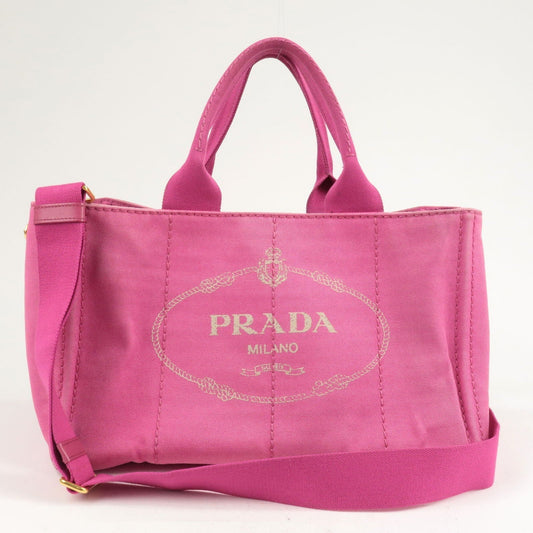 Prada Prada Canapa Canvas 2 Way Shoulder Bag Hand