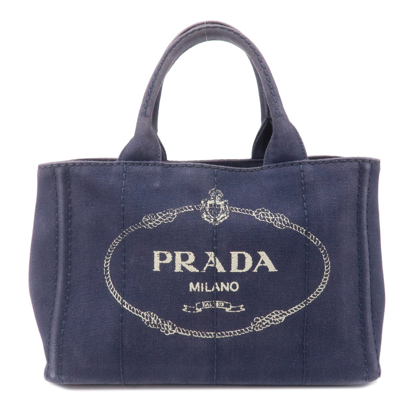 Prada Prada Canapa Mini Canvas 2Way Tote Bag Hand 1Bg439 36890 3