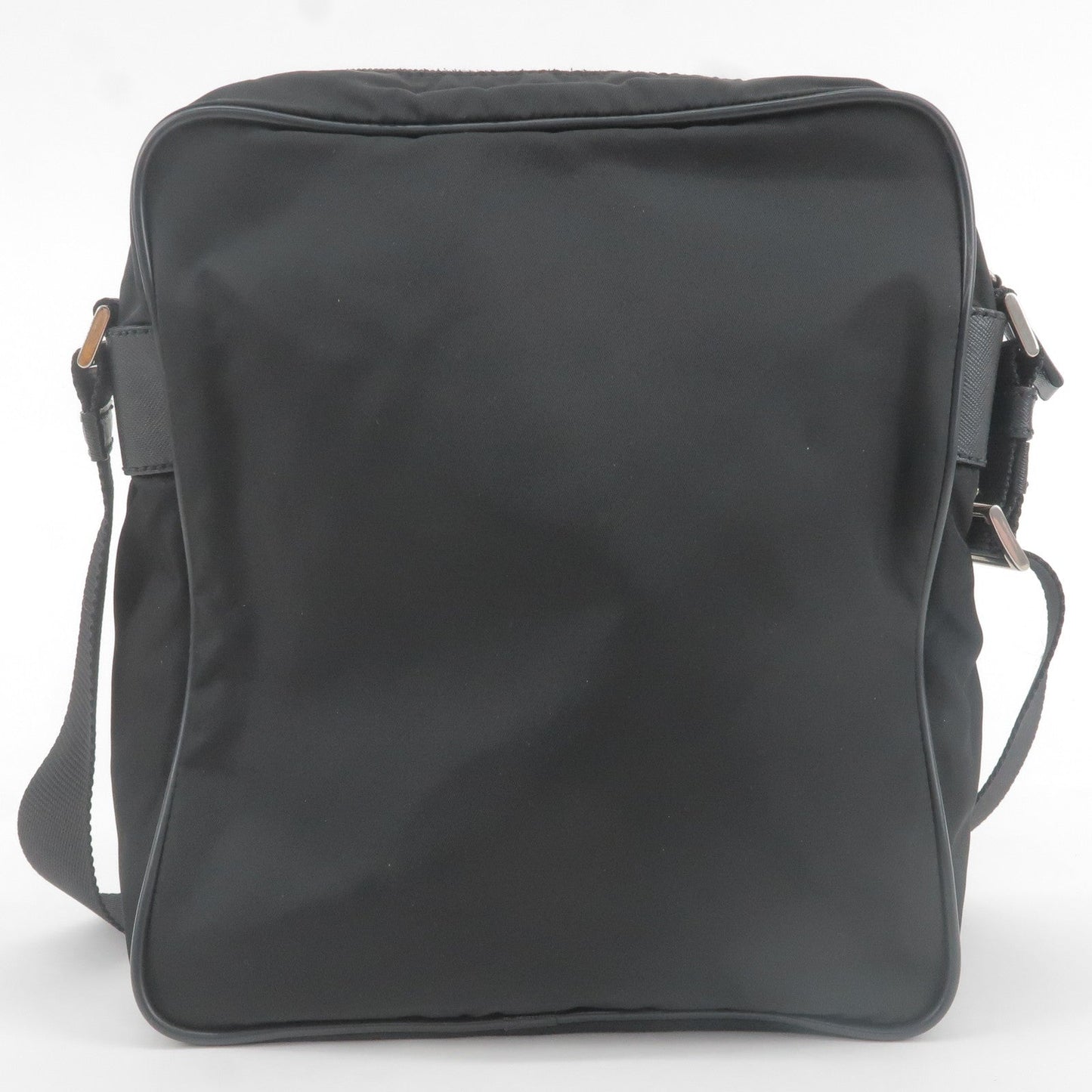 Prada Prada Nylon Leather Shoulder Bag Crossbody Bag Nero