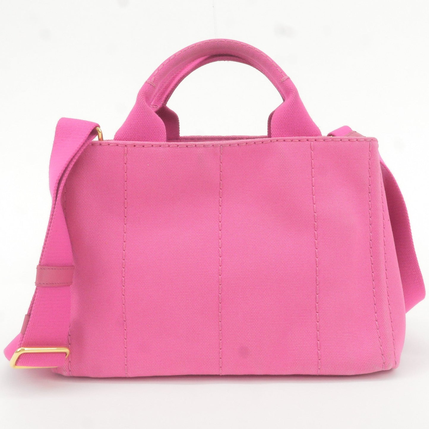 Prada Prada Canapa Mini Canvas 2Way Bag Shoulder Bag Pink 36069 18