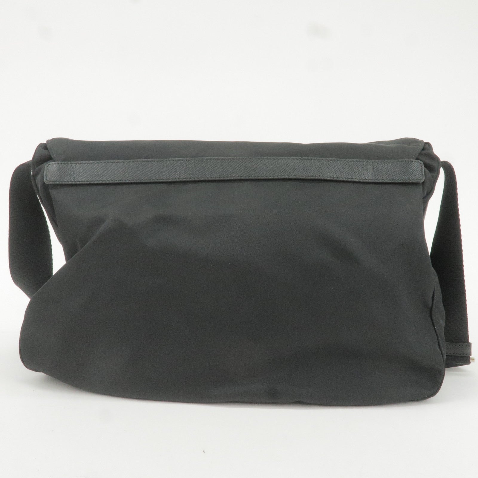Prada Prada Logo Nylon Leather Shoulder Bag Crossbody Bag Bt1738 35976 12