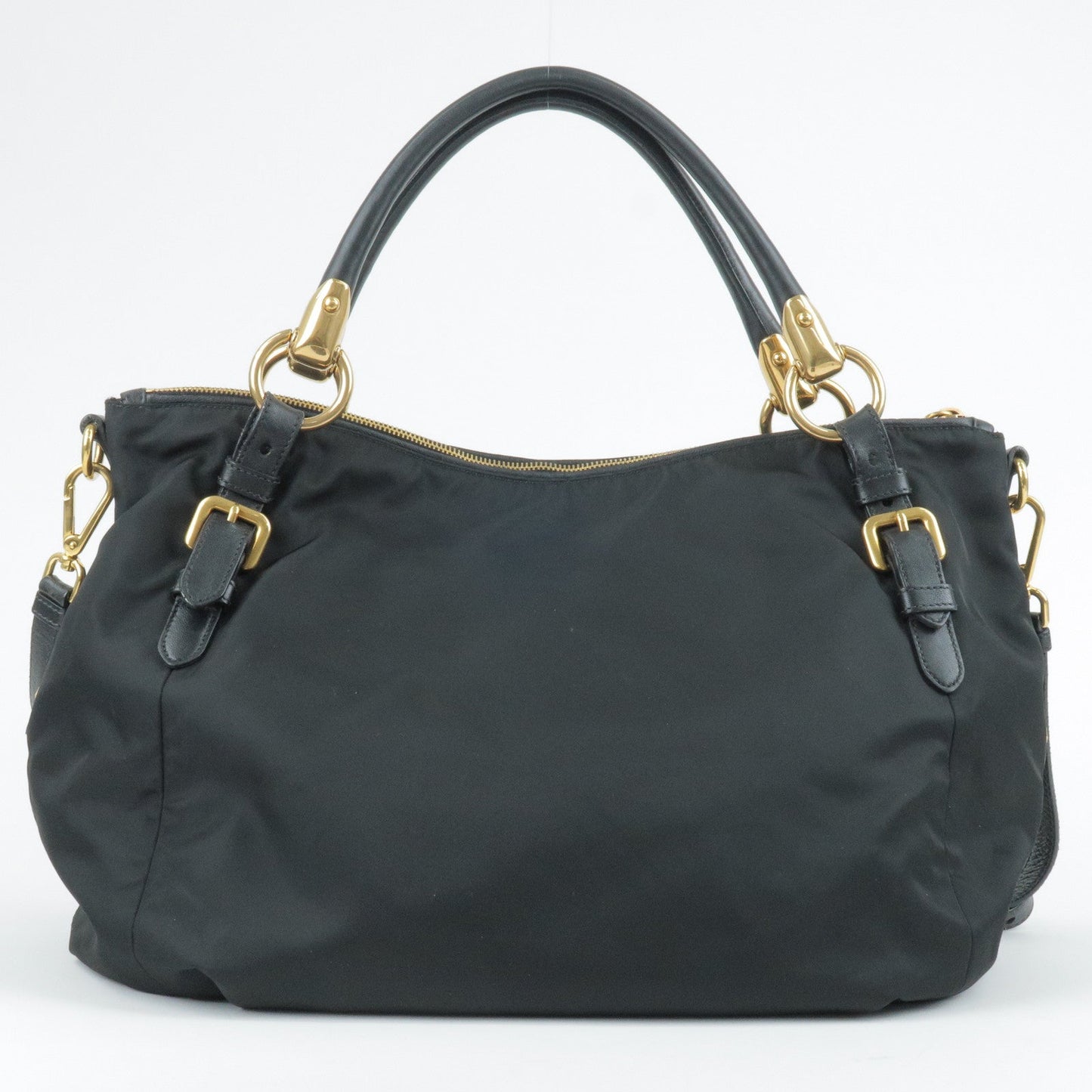 Prada Prada Nylon Leather Shoulder Bag 2Way Bag Nero