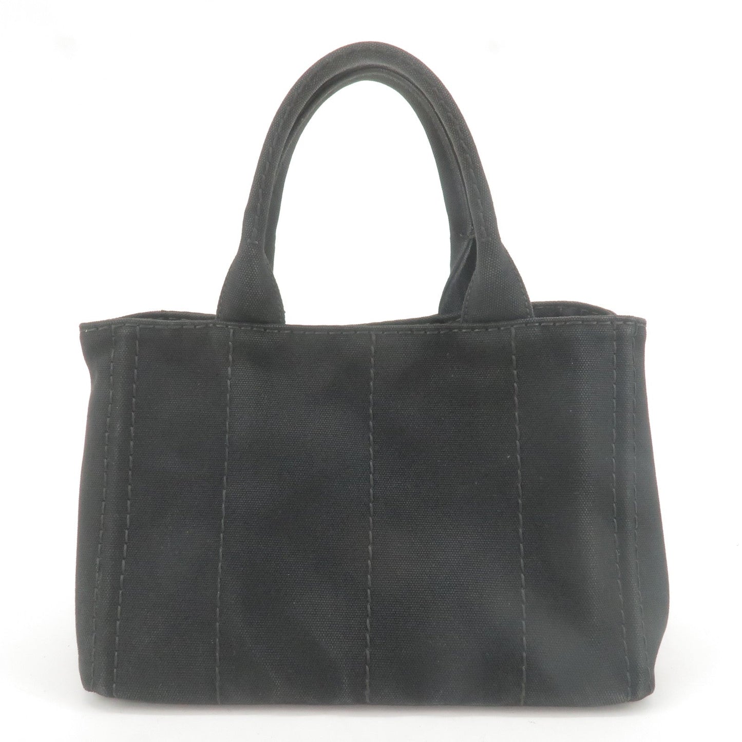 Prada Prada Canapa Mini Canvas Hand Bag Purse Black Travel Bag