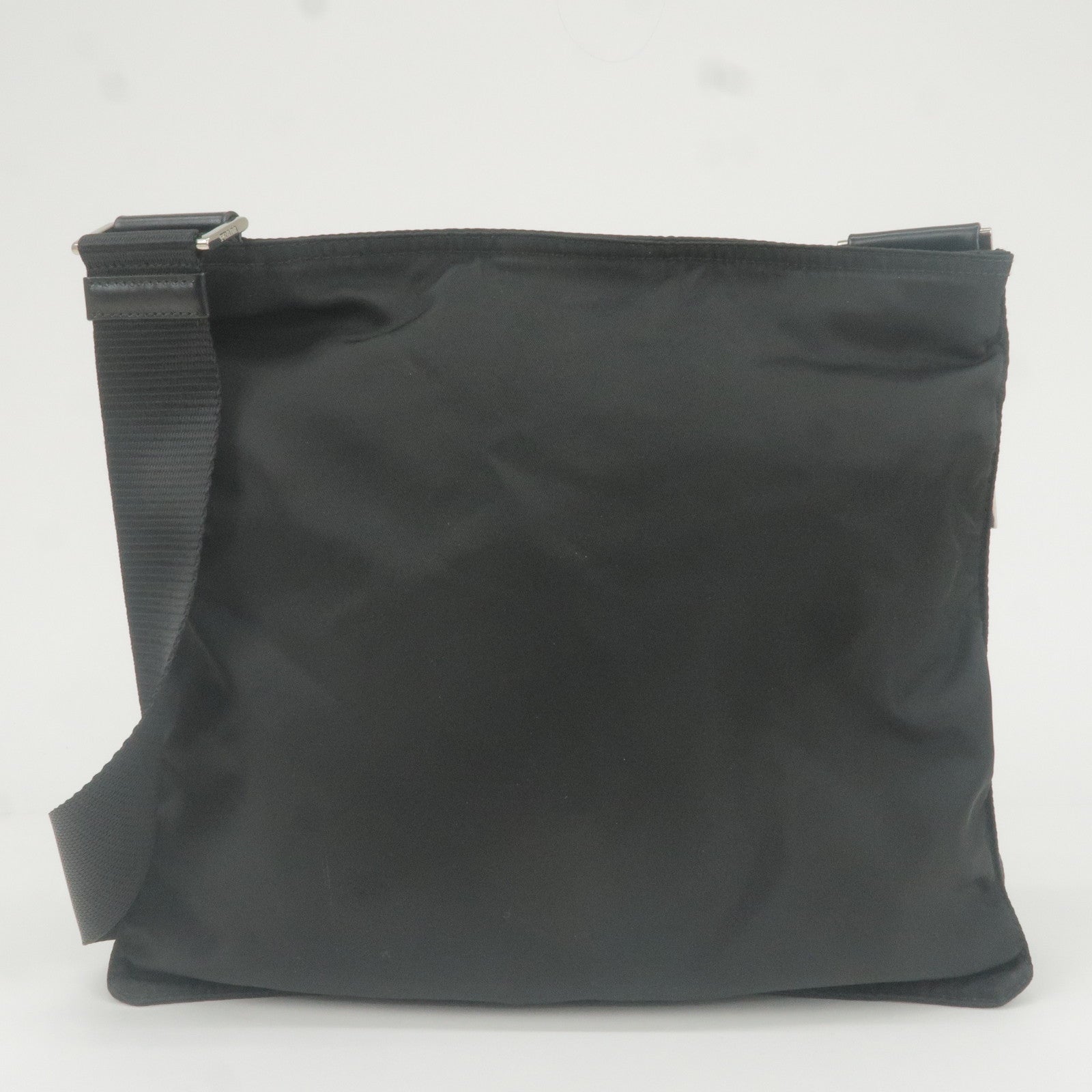 Prada Prada Logo Nylon Leather Shoulder Bag Nero Black 1Bc137 35740 13