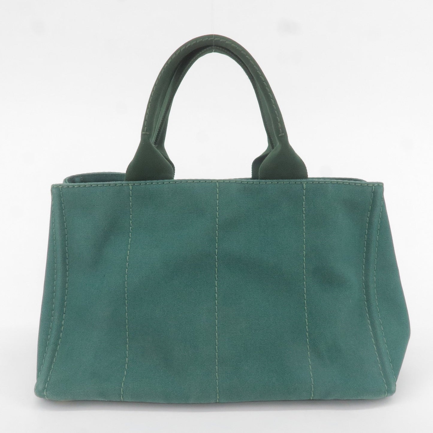 Prada Prada Canapa Canvas Tote Bag Green Bn2642 35648