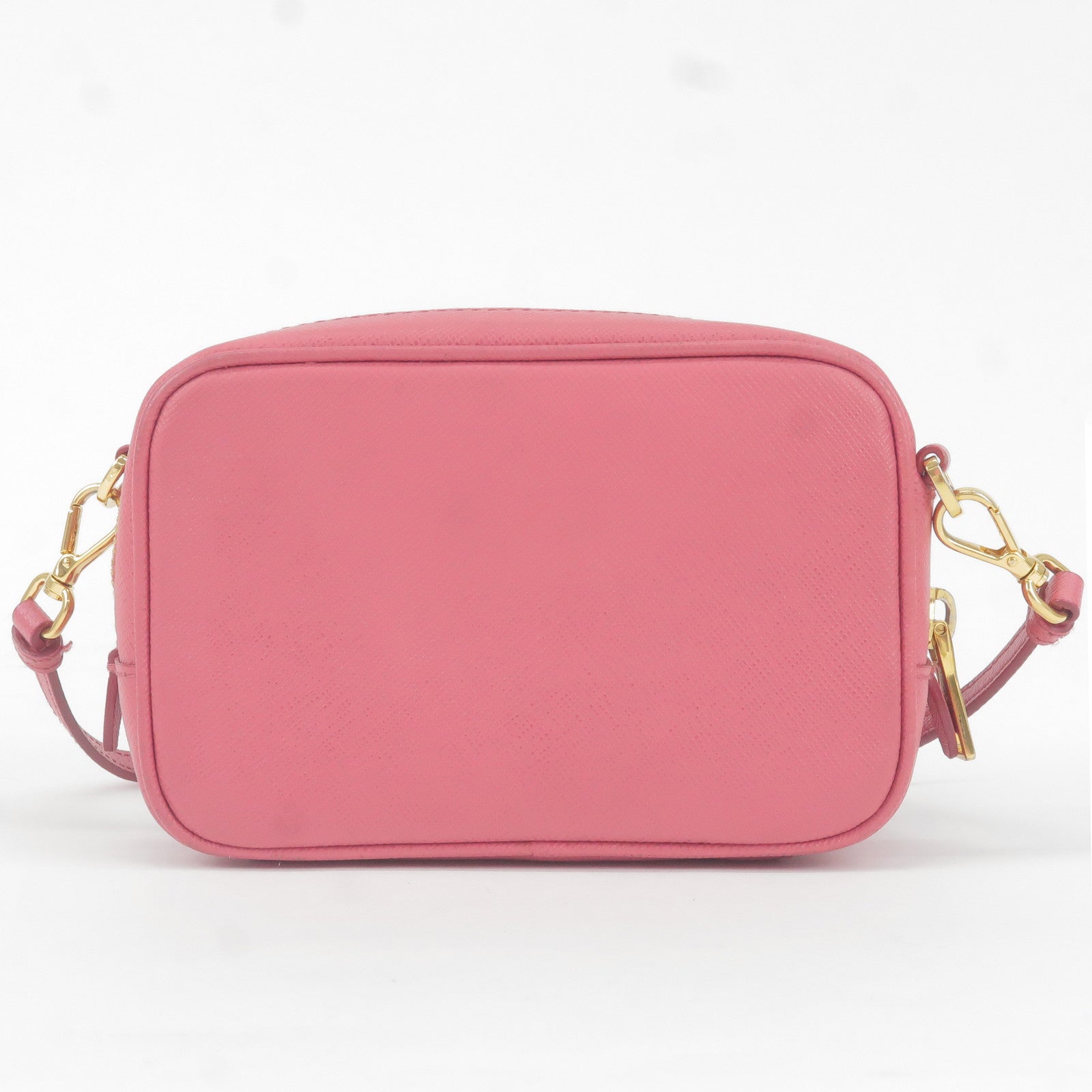Prada Prada Bow Ribbon Leather Shoulder Bag Purse Pink