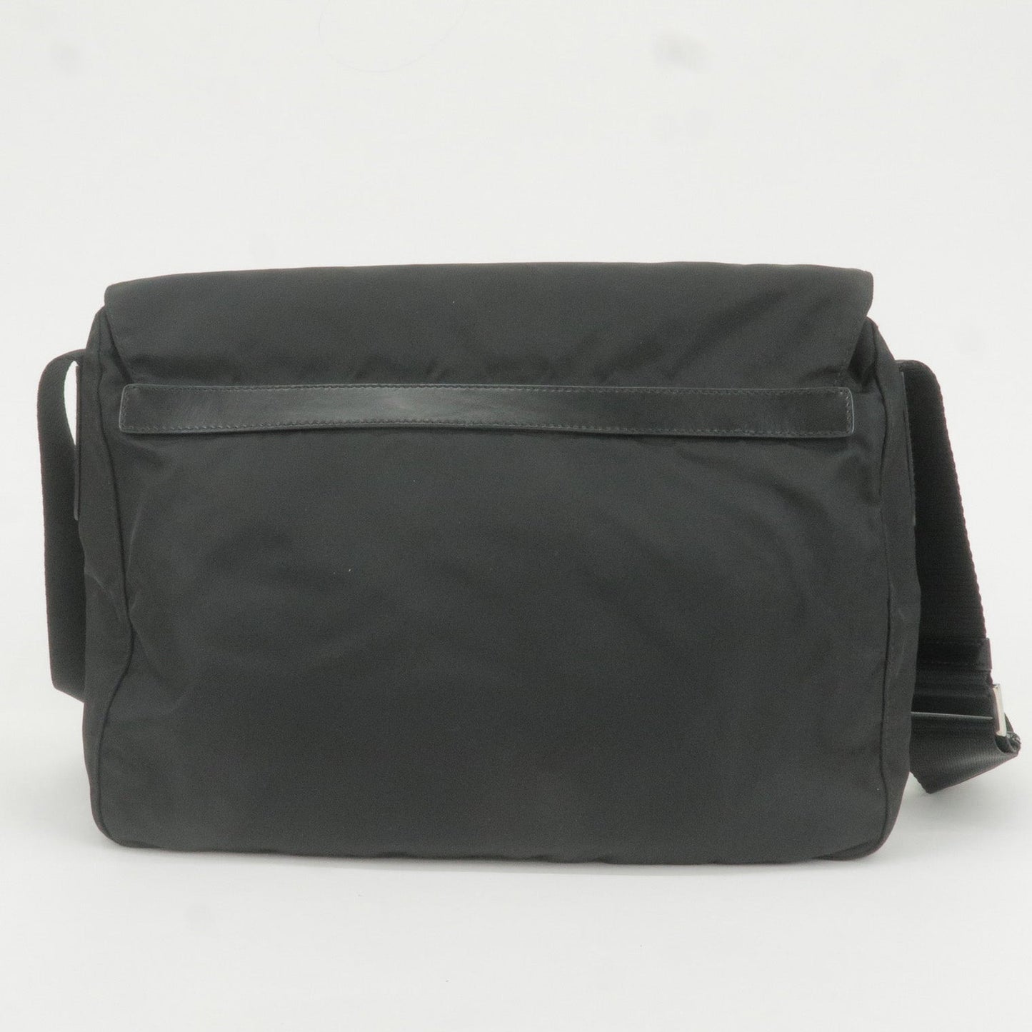 Prada Prada Logo Nylon Shoulder Bag Crossbody Bag Nero