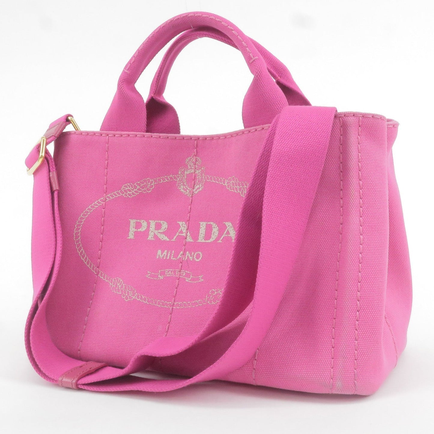 Prada Prada Canapa Mini Canvas 2Way Bag Shoulder Bag 1Gb439 35594 15