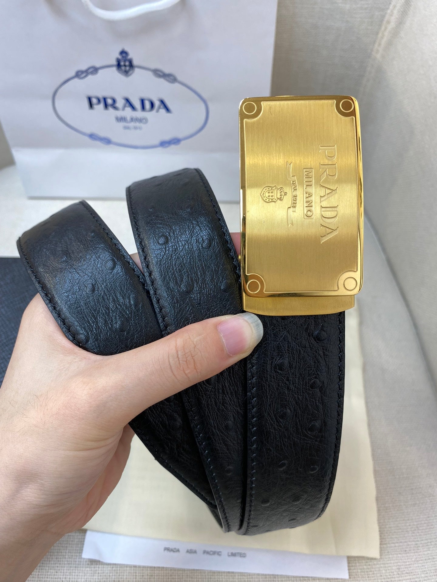 Prada Cinto Cm Luxury Handbag Travel Bag