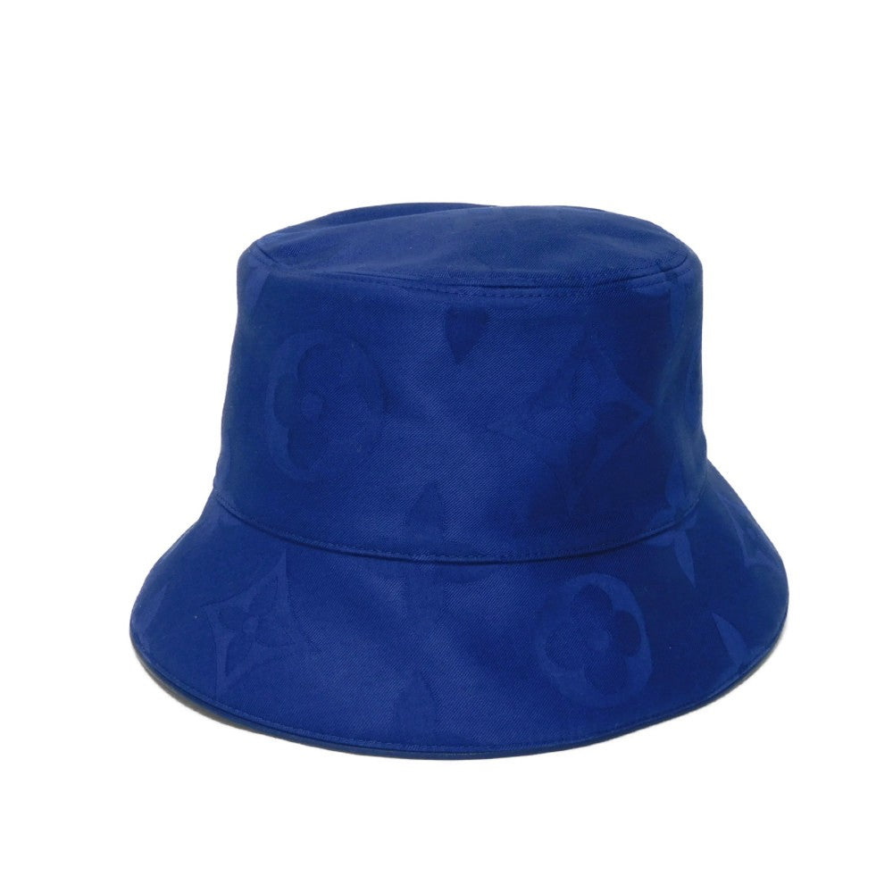 Louis Vuitton M7169M Jacquard M Un d Monogram Cotton White Blue Hat