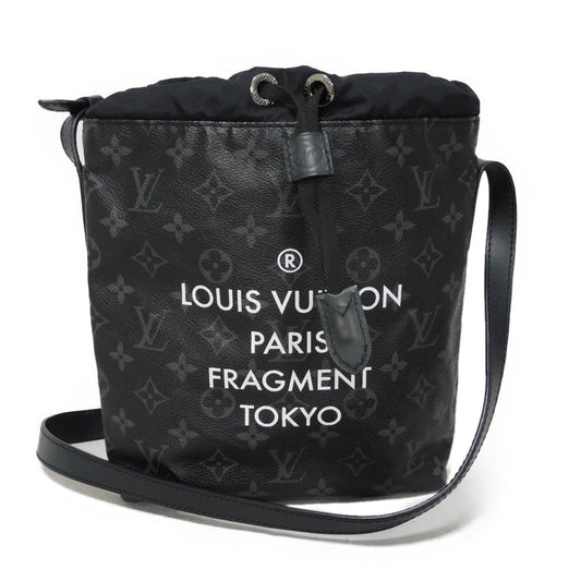 Louis Vuitton M43418 Eclipse Noir Circle Fragment Monogram Canvas Logo Shoulder Bag