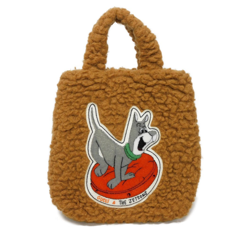 Gucci space family astro dog un Wool Brown Logo Apparel