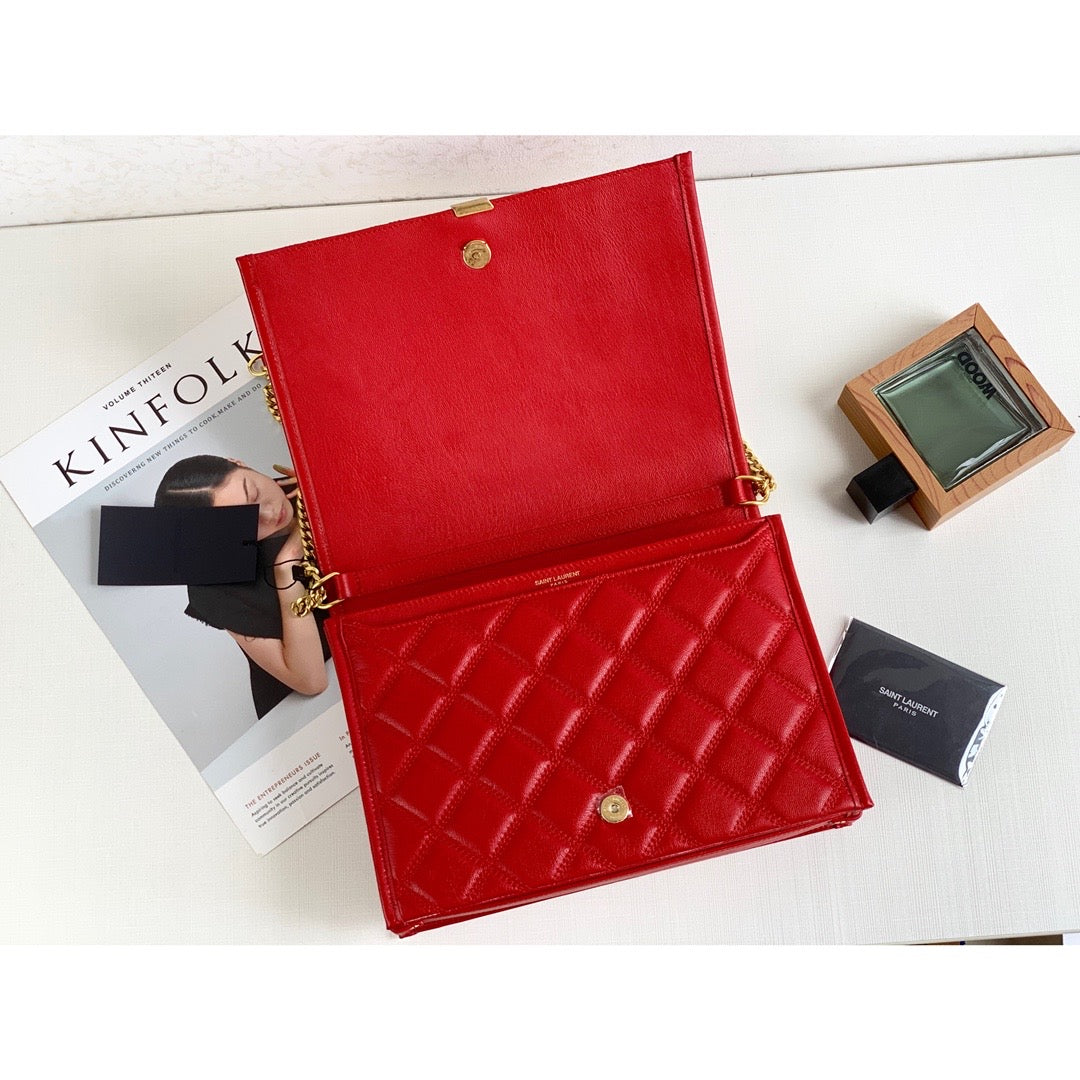 YSL Saint Laurent Lou Shoulder Bag Quilted Chain 105In27Cm Ysl 5553