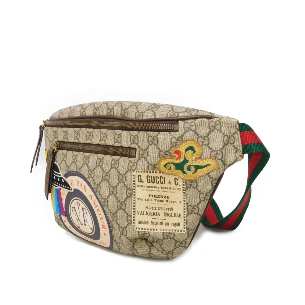 Gucci Sling GG Supreme polyurethane processing Canvas Beige Multicolor Belt