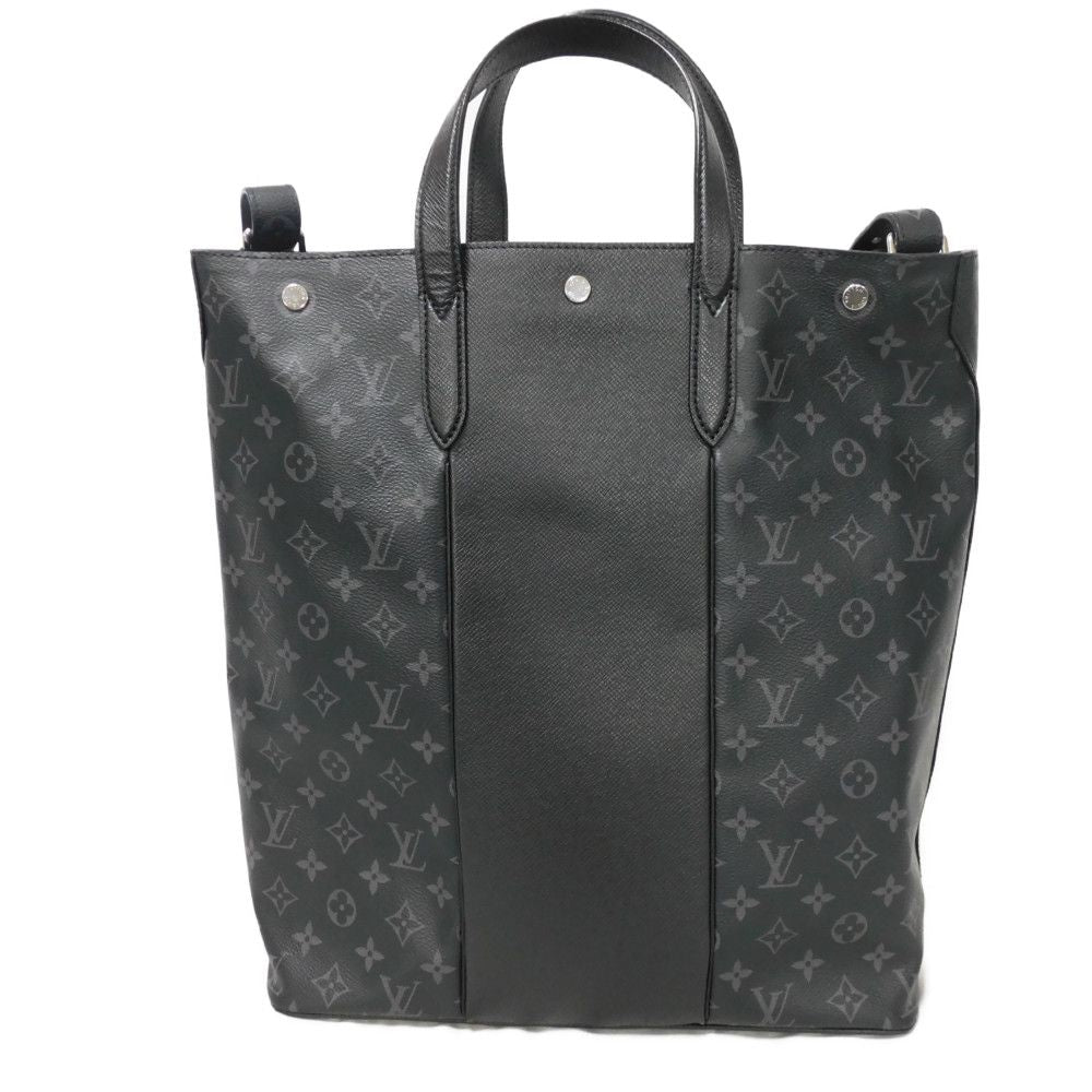 Louis Vuitton M30431 Taiga x Noir 2WAY Monogram Leather Canvas Black Shoulder Bag