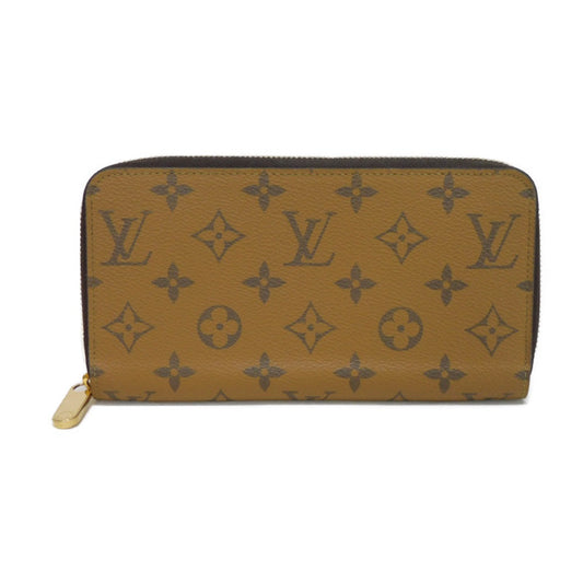 Louis Vuitton Long Purse M82444 Reverse x Monogram Leather Canvas Black Wallet Case