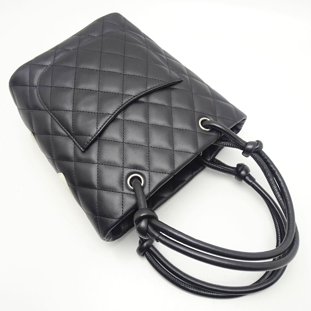 Chanel Cambon Line Tote Bag x Black White