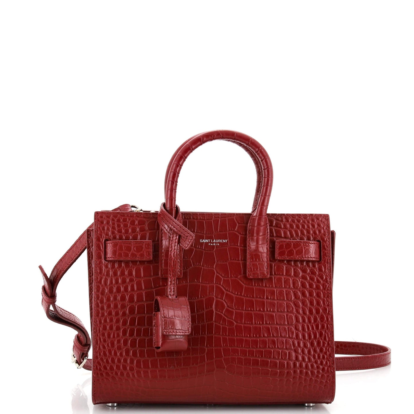 YSL Saint Laurent Luxury Trending Sac De Jour Nm Bag Crocodile Leather Baby Embossed Travel Bag Leather Baby 4