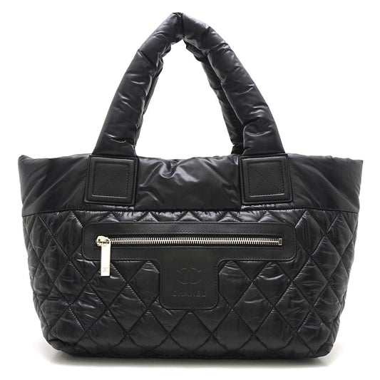 Chanel Coco Coon Tote Bag Leather Nylon
