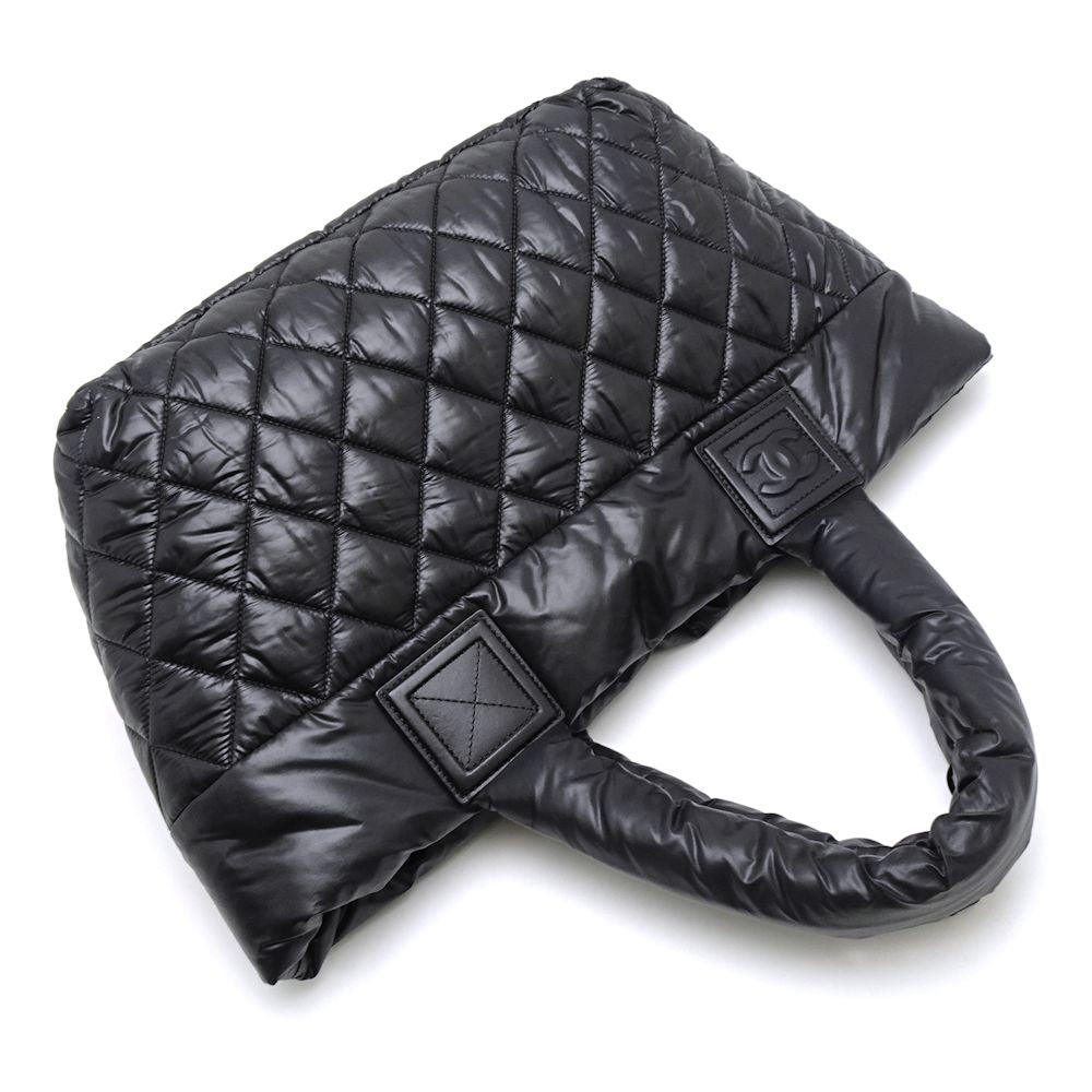 Chanel Coco Coon Tote Bag Leather Nylon