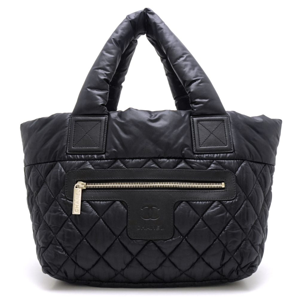 Chanel Coco Coon Tote Bag PM x Leather Nylon