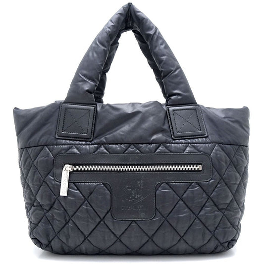 Chanel Coco Coon Tote PM Nylon Black Tote Bag