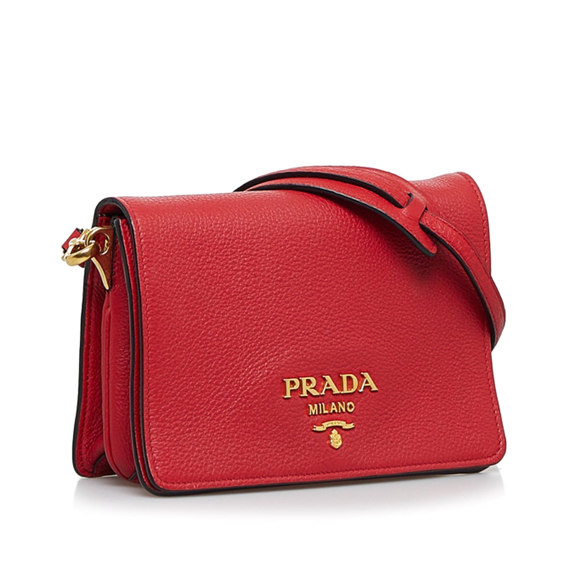 Prada Daino Crossbody Bag Vitello Small Flap