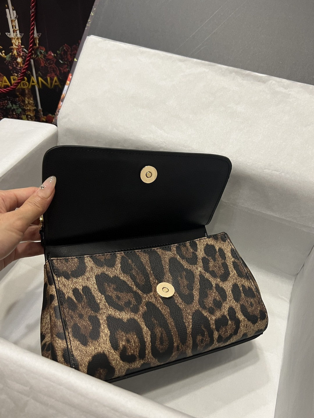 Sicily Leopard Print Pony Hair Multicolour Travel Bag