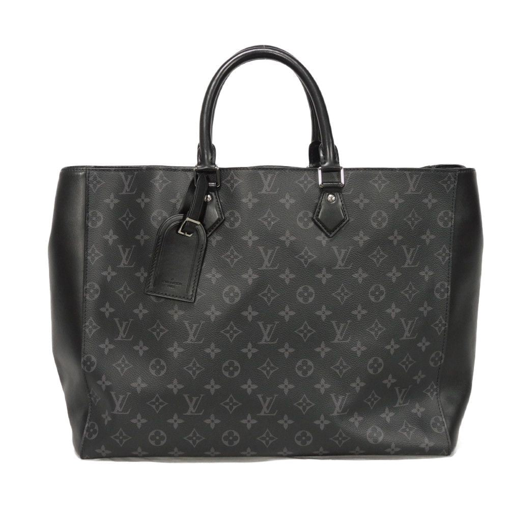 Louis Vuitton M44733 Eclipse x cowhide Noir Monogram Leather Canvas Tote Bag