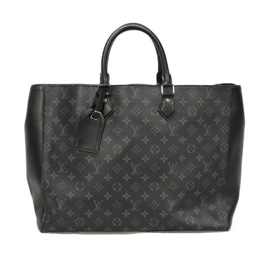 Louis Vuitton M44733 Eclipse x cowhide Noir Monogram Leather Canvas Tote Bag