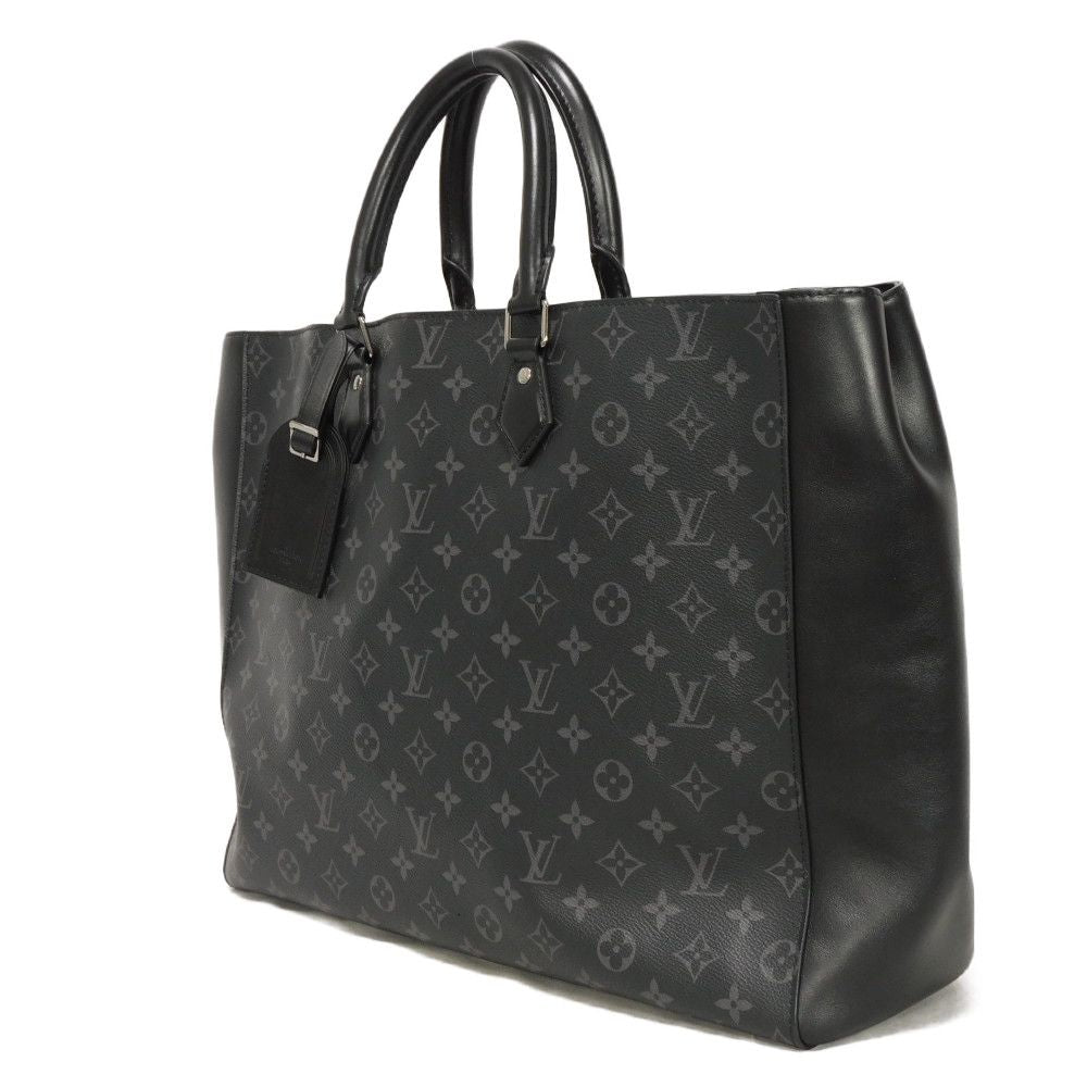 Louis Vuitton M44733 Eclipse x cowhide Noir Monogram Leather Canvas Tote Bag