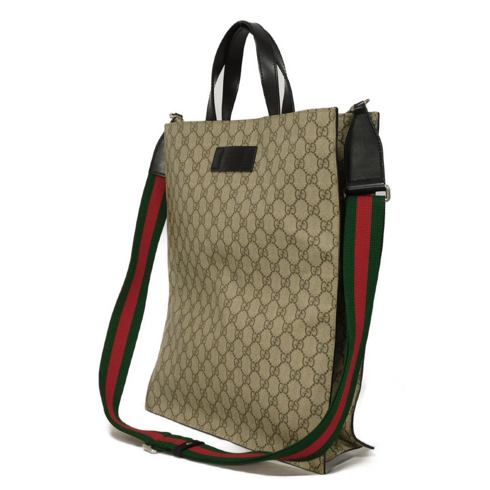 Gucci K5IAN Soft GG Supreme polyurethane Canvas Beige Tote Bag